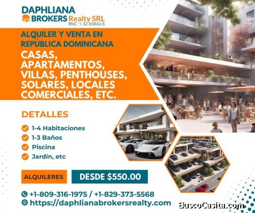 2 habitaciones Alquiler largo plazo Residencial En Distrito Nacional