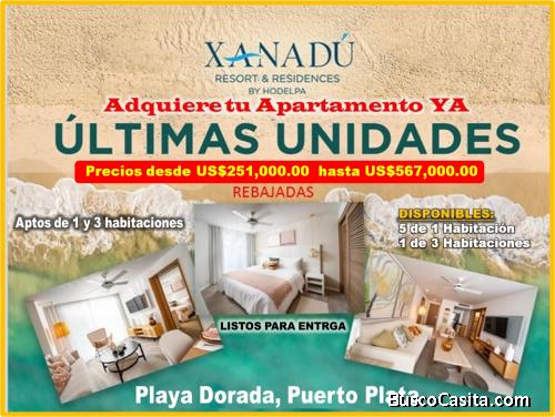 EL Mejor Proyecto DE APTOS en PLAYA DORADA...XANDU, con precios competitivo desde US$193,050.00 A 73