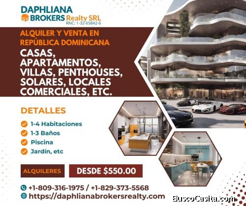 3 cuartos de dormir En alquiler Penthouse En Distrito Nacional