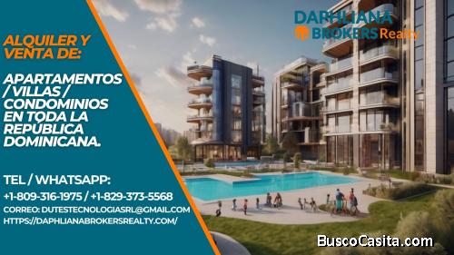 Inmuebles, Apartamentos y Casas En Alquiler En  Jardín Botánico