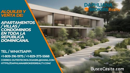 Inmuebles, Apartamentos y Casas Renta En  Ensanche Naco