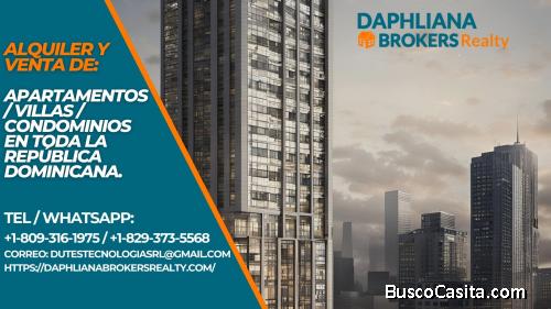 Inmuebles, Apartamentos y Casas Alquilamos En El Malecón