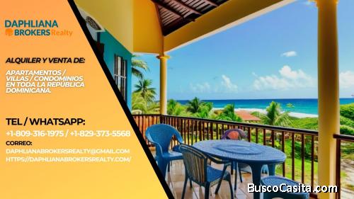 Piso 3 habs Alquileres vacacionales  en Punta Cana República Dominicana 