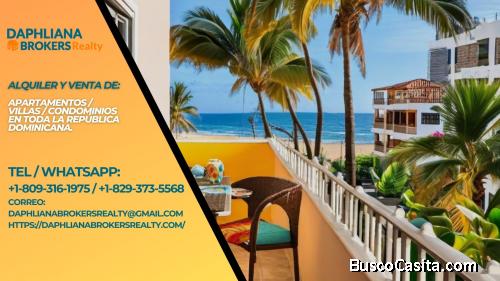 Pent Houses Se renta Beahfront en Cana Bay 