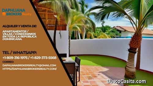Vivienda Alquileres vacacionales Beahfront en La Altagracia