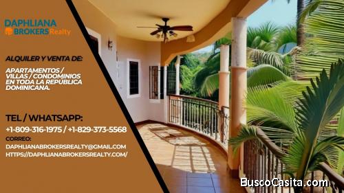 Proyecto de bienes raíces 2 habs Se alquila  en Cana Bay 