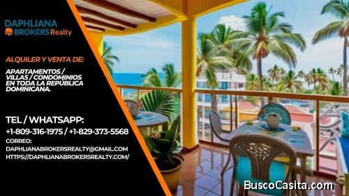 Proyecto inmobiliario Renta a largo plazo cerca a la playa en Cap Cana 