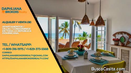 Residencial 1 hab en Arriendo Beahfront en Las Terrena