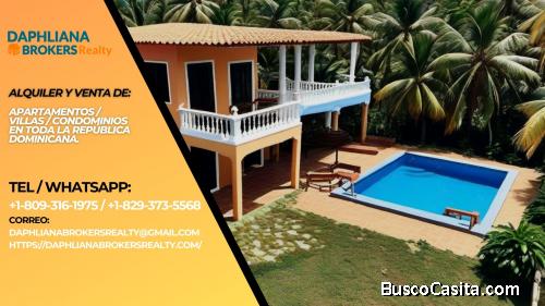 Apartamento construido para residir  En Juan Dolio República Dominicana 