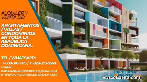Venta de Apartamento construido  En Boca Chica República Dominicana 