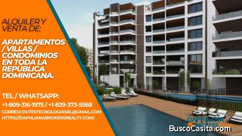 Alquiler y Venta apartamentos En Los Restauradores