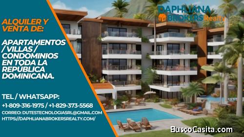 En renta, alquiler y venta 2 habitaciones Cuarto Nivel En El Cortecito, Bávaro, Punta Cana