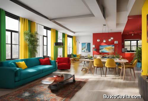 En alquiler Condominio Con muebles de 1 pieza en DN