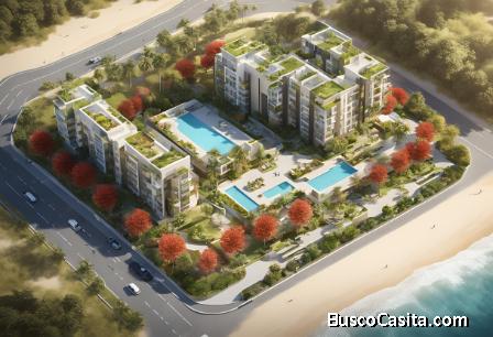 Vender o rentar Condominios, apartamentos 2 habs En Boca Chica próximo al mar