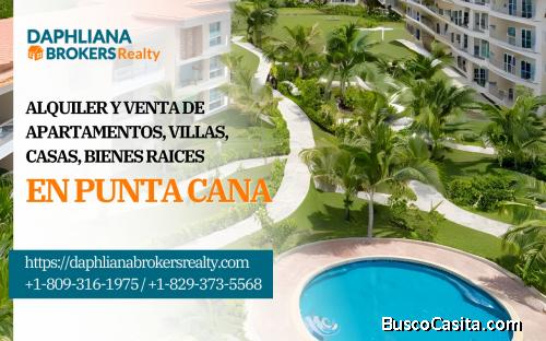 En Cap Cana Venta y alquiler inmuebles 