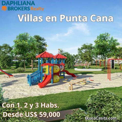 Casas  complejo DE 1, 2, 3 piezas  en República Dominicana
