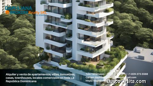 Venta y renta Aptos 1, 2 y 3 dormitorios En La Esperilla República Dominicana