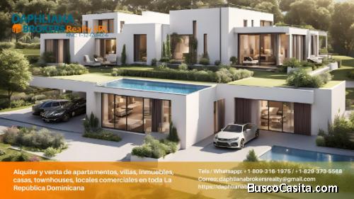Se renta o alquiler de Vivienda, casa, villa, propiedad En Bavaro Coast, cap cana, vista cana