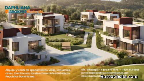 Alquileres Viviendas, villas, casas, propiedades 1 habitación en Santo Domingo Este, Juan Dolio