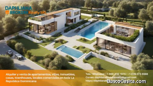 For Sale - For Rent Houses, villas, houses 1, 2, 3 Bedrooms in Vista Cana, Bavaro, Veron