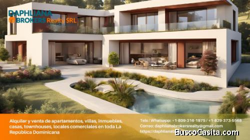 Costo Villa, casa, vivienda, propiedad 1, 2, 3 Recámaras en Village Punta Cana, Vista Cana, Cap Cana