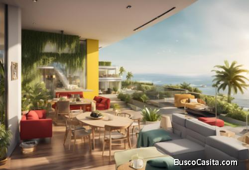 3 piezas  Naco Alquileres y rentas Nuevos Condominios Amueblados