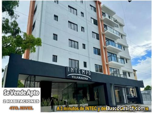 VENDO APTO 2 HABS. EN TORRE INTEMPO, VILLA MARINA, A 3 MINUTOS DE INTEC Y EL BRAVO DE LOS PROCERES