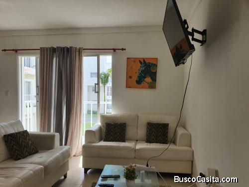 Busco se alquila un inmueble totalmente amueblado con 2 dormitorios en Punta Cana
