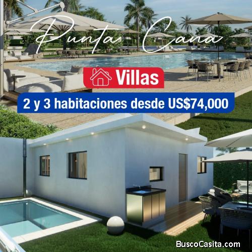 Villas 2 habitaciones en construccion en la circunvalacion  en punta cana
