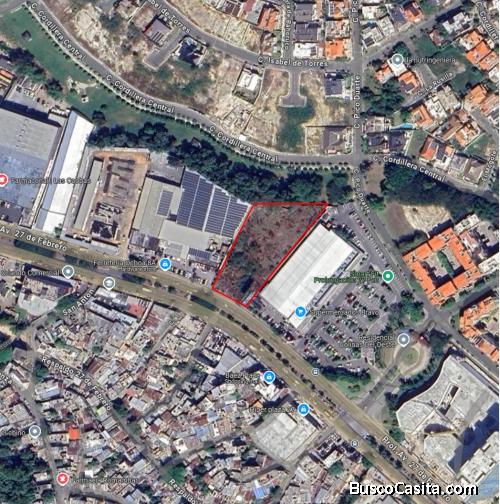 Alquila Solar De 5000 M2 En La 27 De Febrero