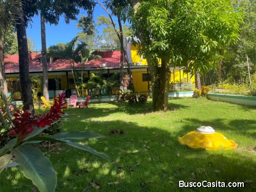 VILLA CON AMPLIO TERENO DE VENTA EN JARABACOA