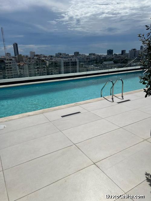 Apartamento amueblado en renta en Evaristo