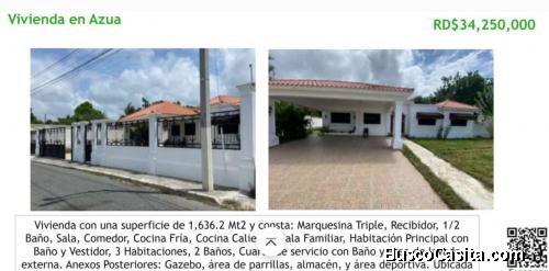 VENDO CASA EN AZUA