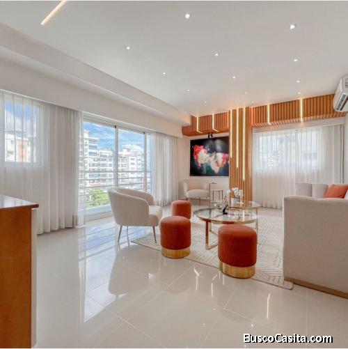 Apartamento amueblado 3 hab en Renacimiento en Alquiler