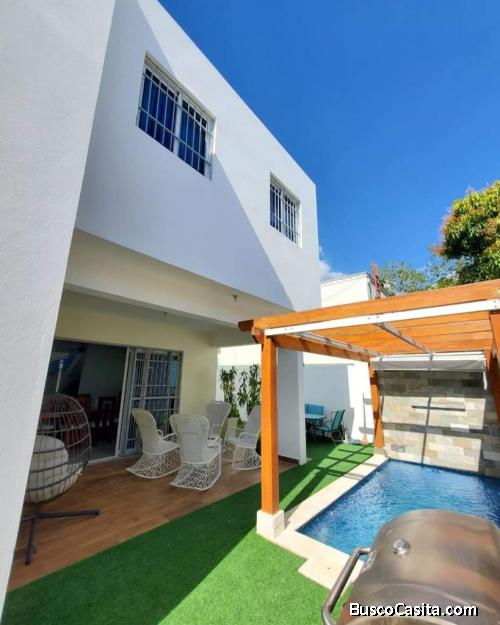 6203- CASA EN VILLA MARIA, STGO. 