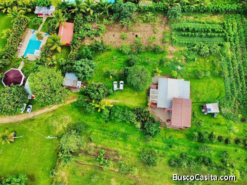 TERRENO DE 24 TAREAS CON UNA VILLA DE VENTA EN GUERRA