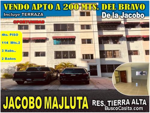 Vendo APTO REMODELADO, POR LA JACOBO MAJLUTA, PROX AL BRAVO, 3 HABS.