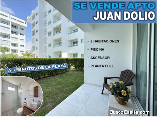 Vendo Apto AMUEBLADO en Juan Dolio, 2 HABS, 1er. Nivel, REBAJADO..OPORTUNIDAD