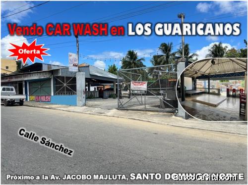 Vendo CAR WASH en LOS GUARICANOS de Oportunidad, 1,600 Mts.2, calle Sánchez