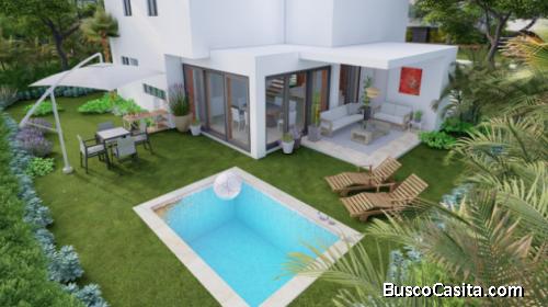 Villa, House, Home, Property For Sale In Vistacana Punta Cana  Three bedrooms 3.5 Bathrooms 