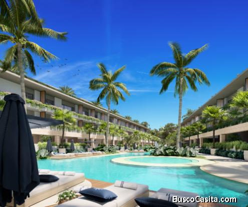 Two & three BR and Walk-in Closet 3 Baths Villa Residential complex For Sale In Vistacana Punta Cana