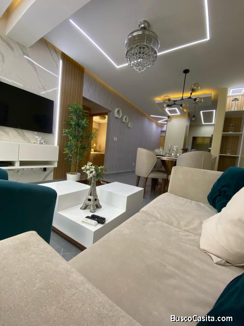 Apartamento amueblado 2 hab en alquiler en Tropical del Este