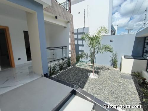 Villa Dos plantas 3 dormitorios en Los Hidalgos Aut Duarte Santo Domingo Oeste Dominicana