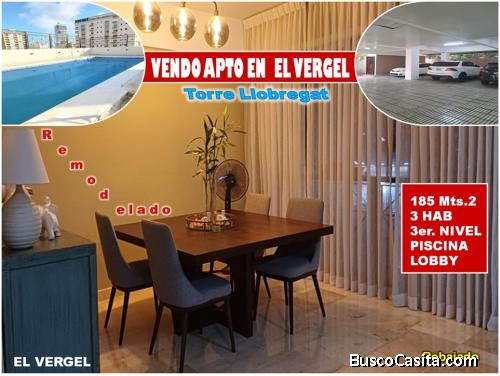 VENDO APTO REMODELADO Y REBAJADO EN TORRE LLOBREGAT, EL VERGEL, 3 HABS., 185 Mts.2