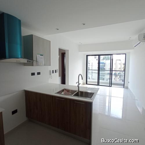 Alquilo Apartamento con línea Blanca, 3er piso en Serralles, Santo Domingo, Distrito Nacional.