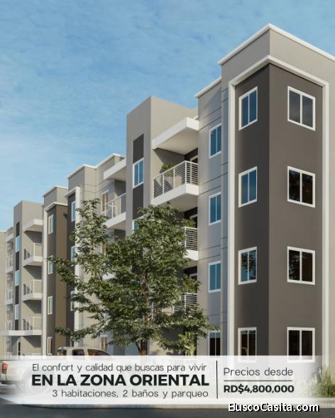 OPUS En venta  Compra de Apartamentos de bajo costo en Sto Dgo Oriental 