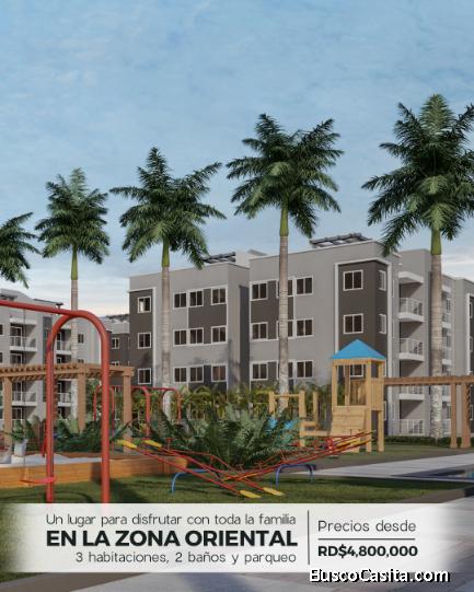 OPUS Buscar  comprar Complejos residenciales de bajo costo en Sto Dgo Este 