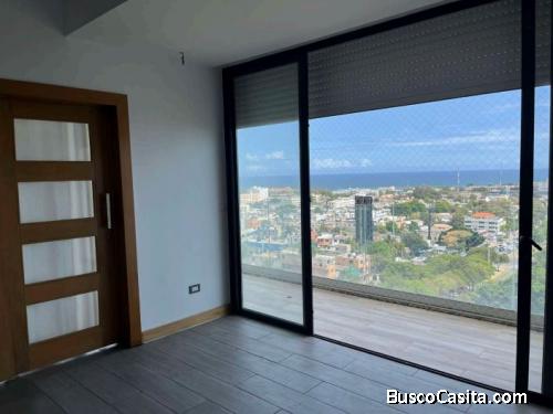 Apartamento en Alquiler de 3 Hab, Bella Vista, frente al Mirador Sur Distrito Nacional, R.D.