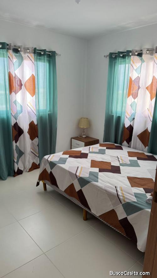 En renta 1, 2 y 3 habs Dos baños Con muebles en Complejo DR