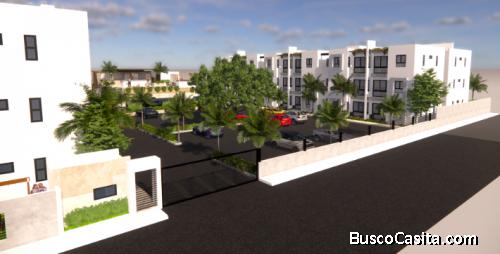 Proyecto Novo Park Residences Condo, vivienda dos habitaciones en PUEBLO BAVARO Bávaro